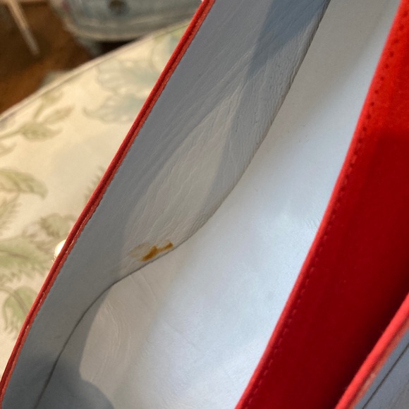 SOLD: Frances Valentine Frances 2 Red Satin Flats - Picture 10 of 12